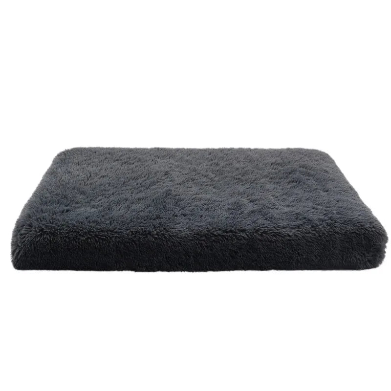 Lit-pour-pour chien gris-fonce