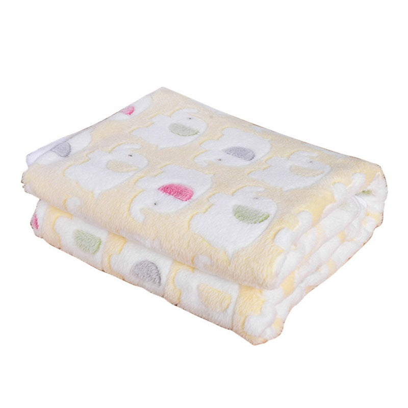 cadeau pour chien couverture elephant jaune