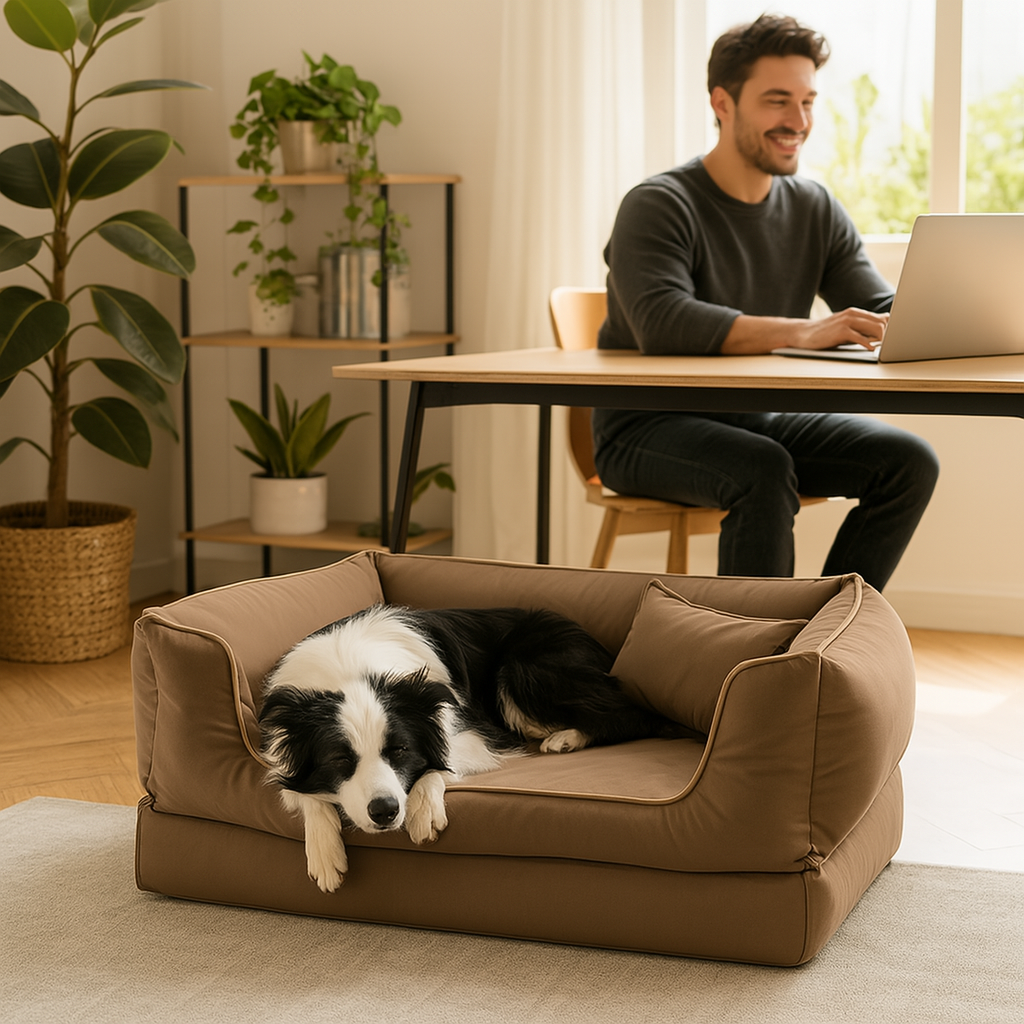 canape pour chien border coley