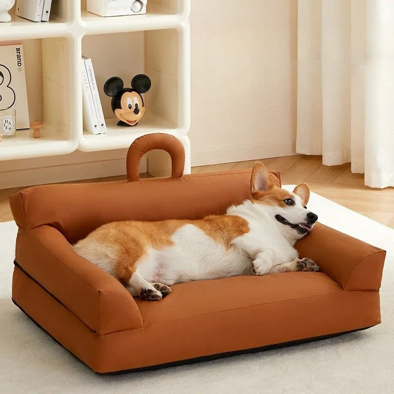 canape pour chien classique brun gorgy