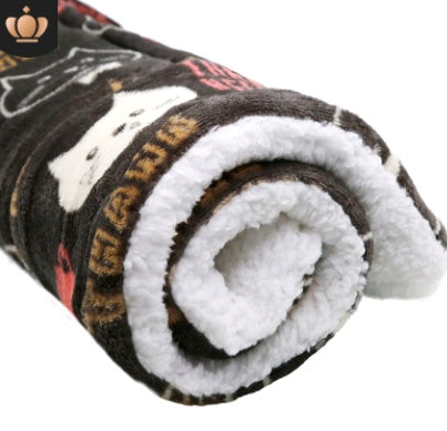 couverture pour chien cashemire brune