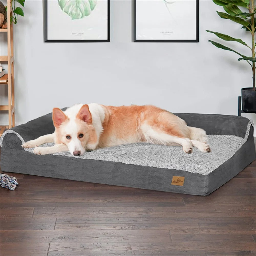 lit orthopedique dehoussable chien