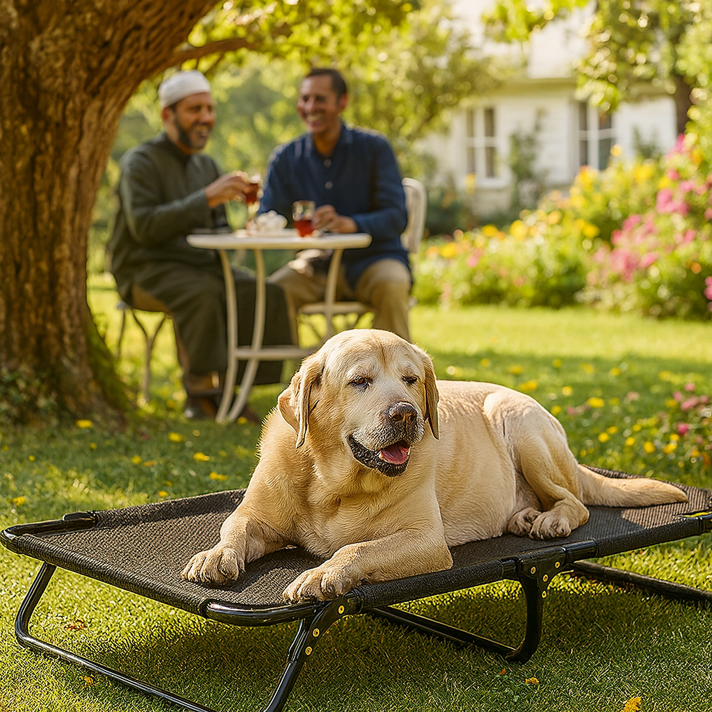 lit sureleve pour chien labrador