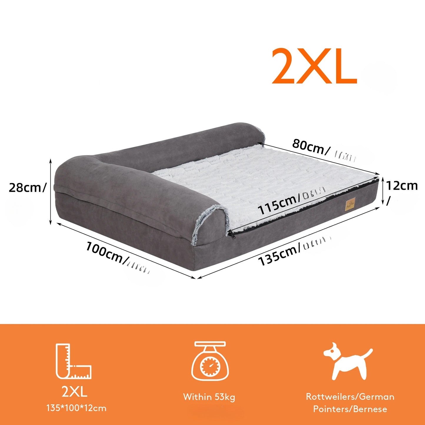 Matelas orthopédique pour chien - Cozy™️ - Bonheur de chien