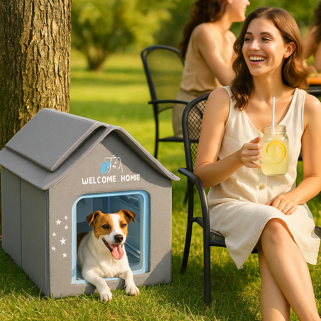 niche chien climatise glacons