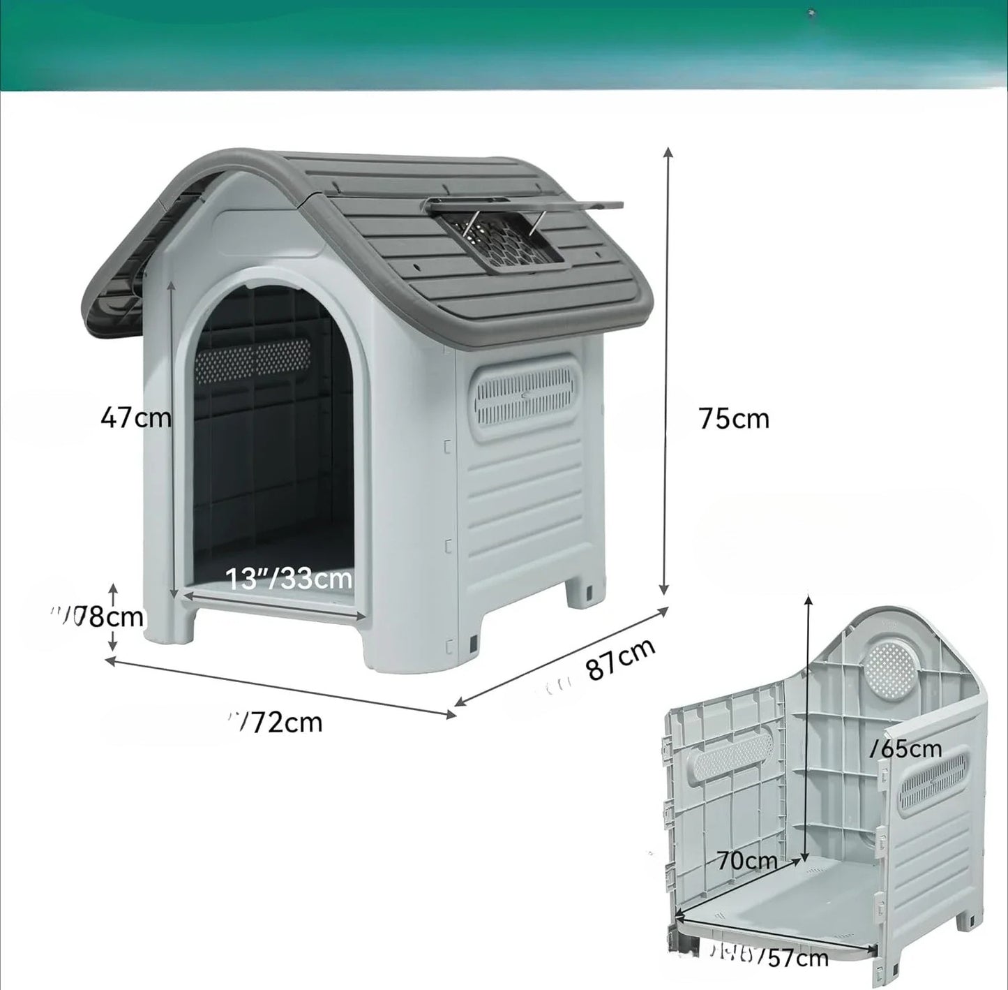 niche chien exterirure taille