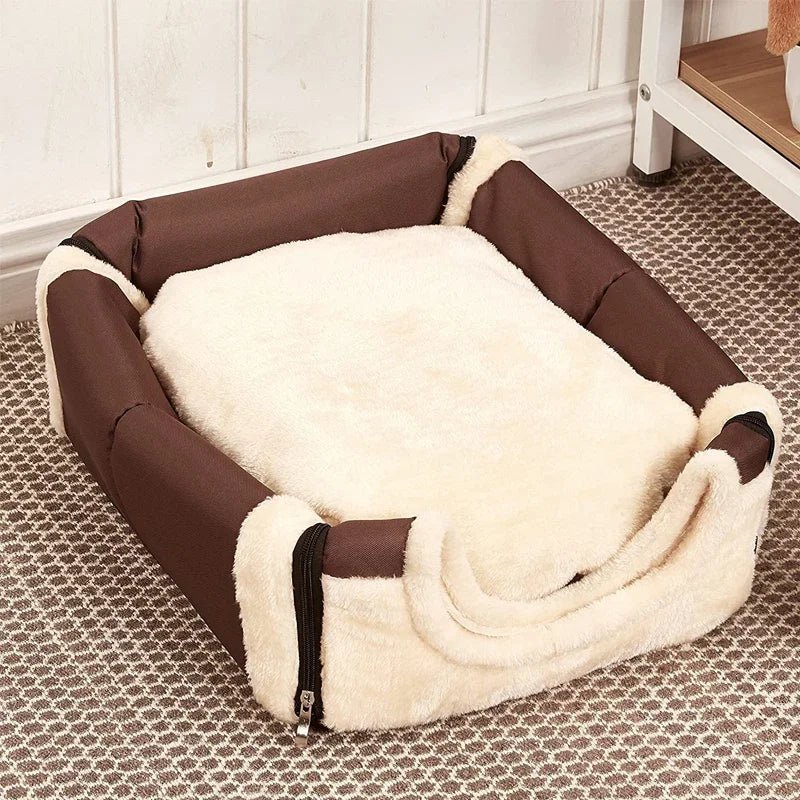 Niche chien intérieur | DuoCouleur™️ - Bonheur de chien