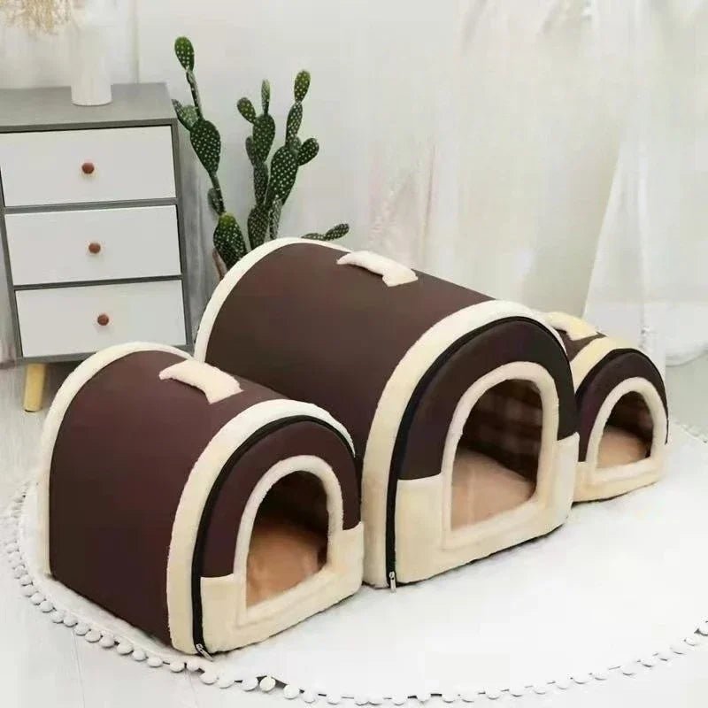 Niche chien intérieur | DuoCouleur™️ - Bonheur de chien