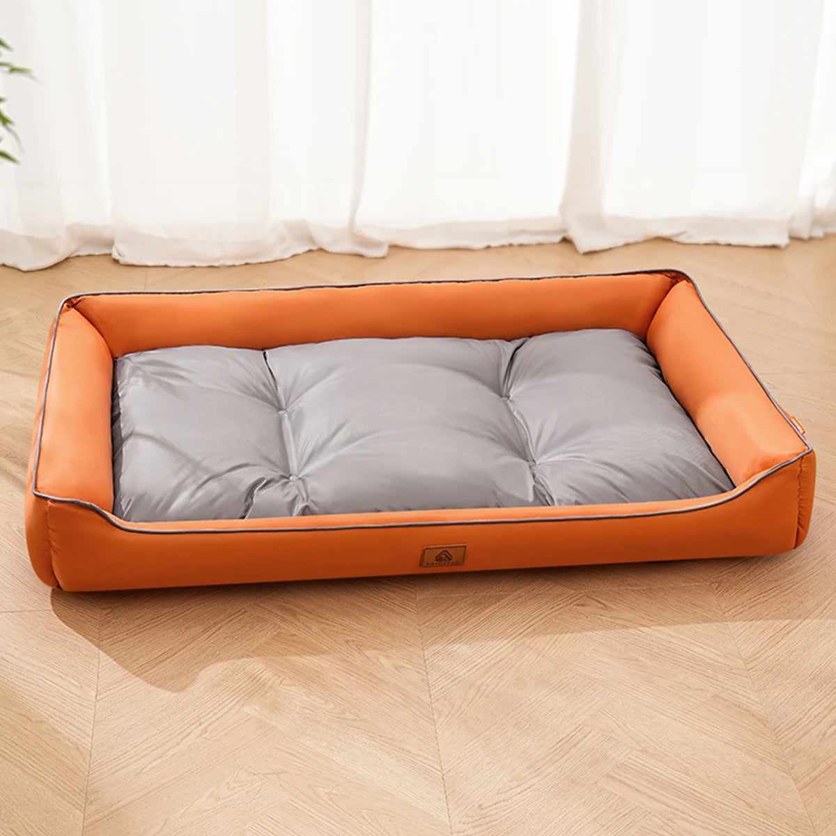 panier pour chien orange t