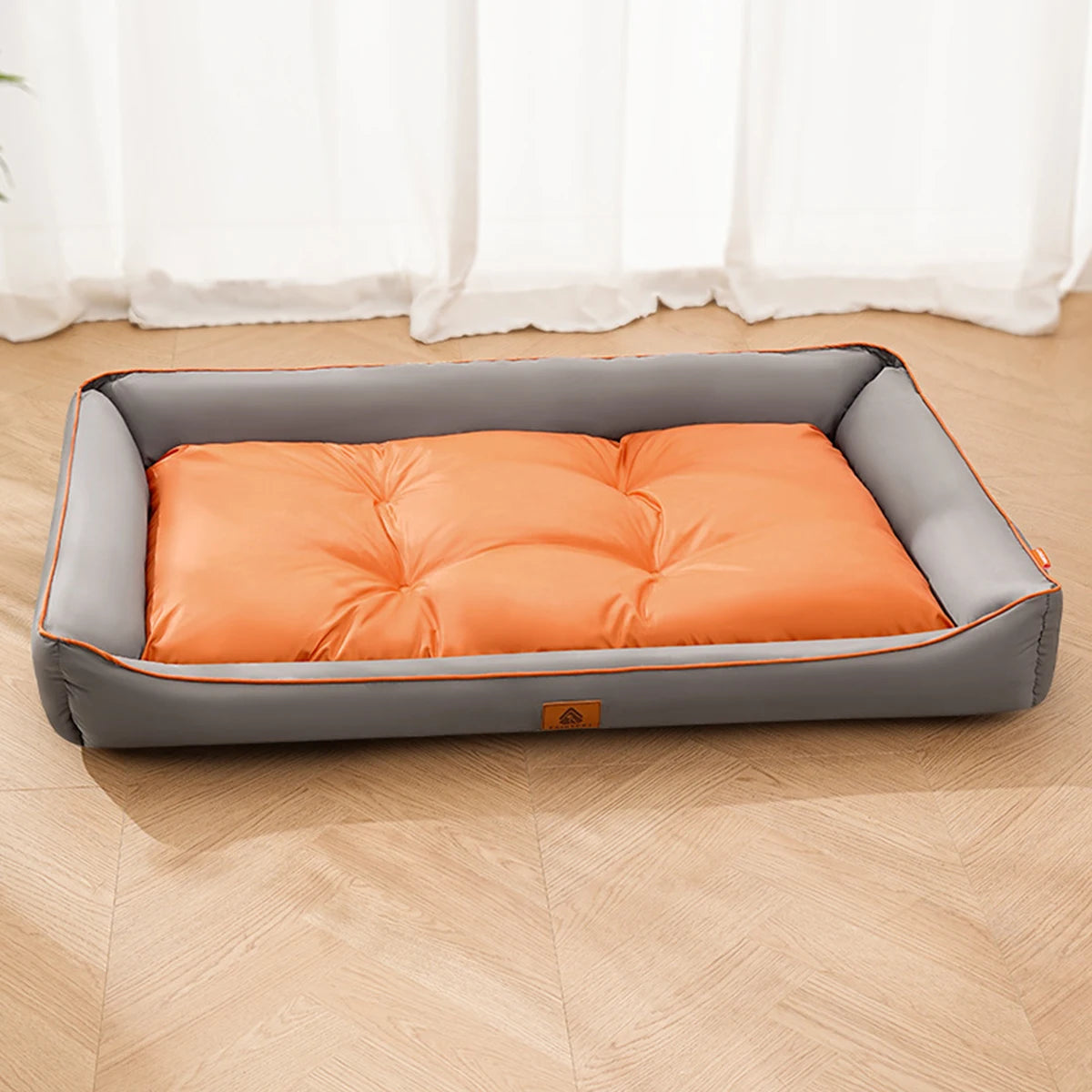 panier pour chien orange