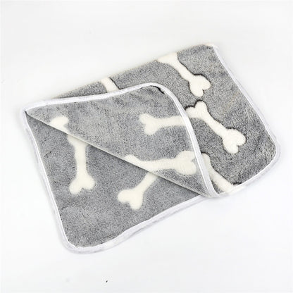 cadeau pour chien couverture grise