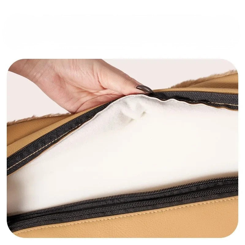 Canapé pour chien en mousse coquille d’œuf, confortable et lavable