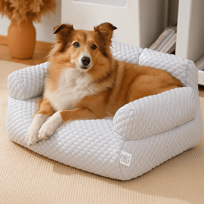 Canapé chien | Soie rafraîchissante™️ - Bonheur de chien