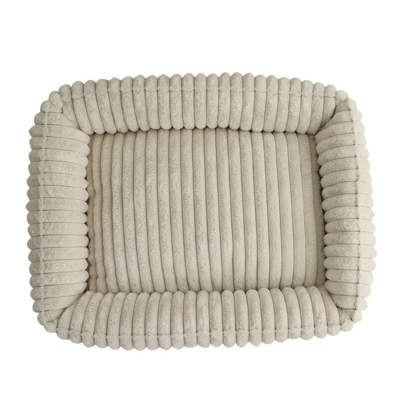 Canapé pour chien brun pâle