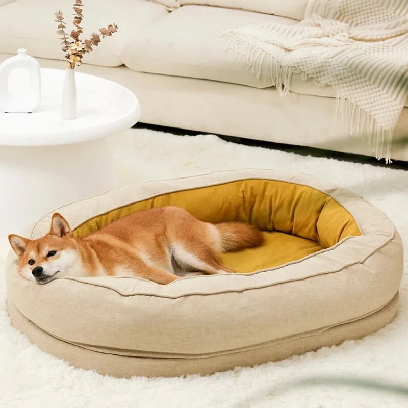 Canapé pour chien grand duc beige