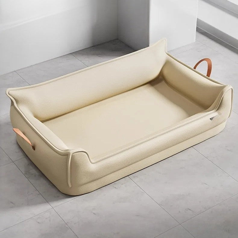 Canapé pour chien imperméable de luxe beige