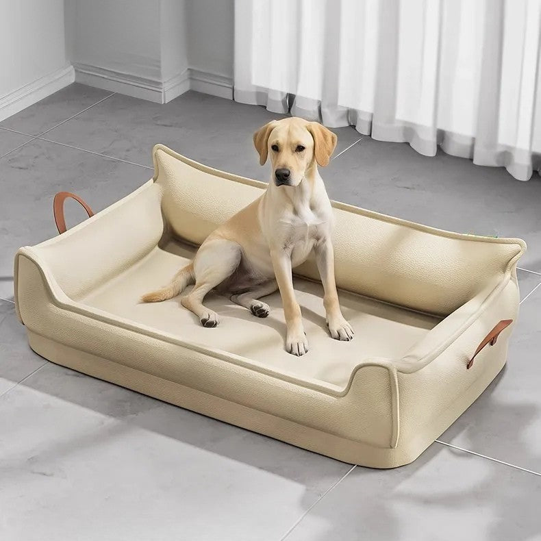 Canapé pour chien imperméable de luxe labrador beige