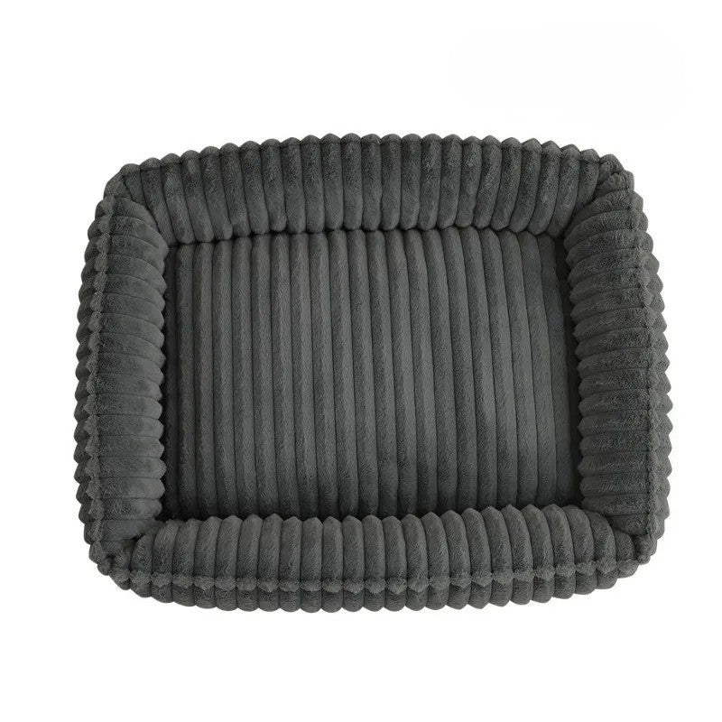 Canapé chien orthopédique gris foncé