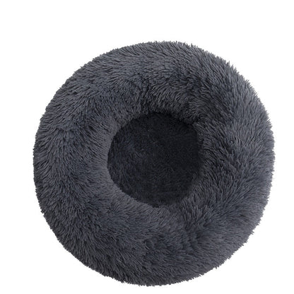 DoggyPouf™ - Coussin doux pour chien Gris foncé