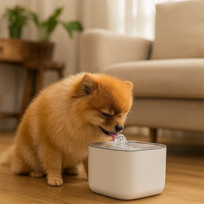 Fontaine a eau Chien