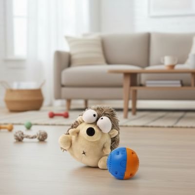 Jouet pour chien peluche plusieurs jouets à terre