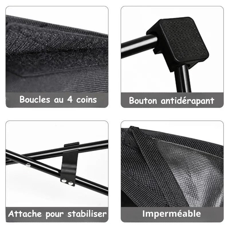 Lit pour chien | DogCamp™️ surélevé - Bonheur de chien