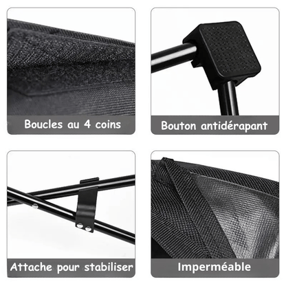 Lit pour chien | DogCamp™️ surélevé - Bonheur de chien