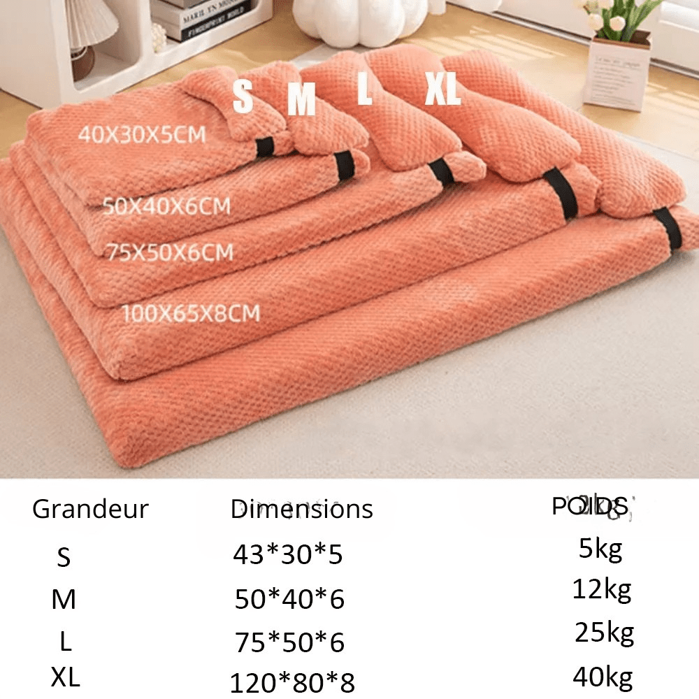 Lit pour chien orthopédique | PilowBed™️ - Bonheur de chien