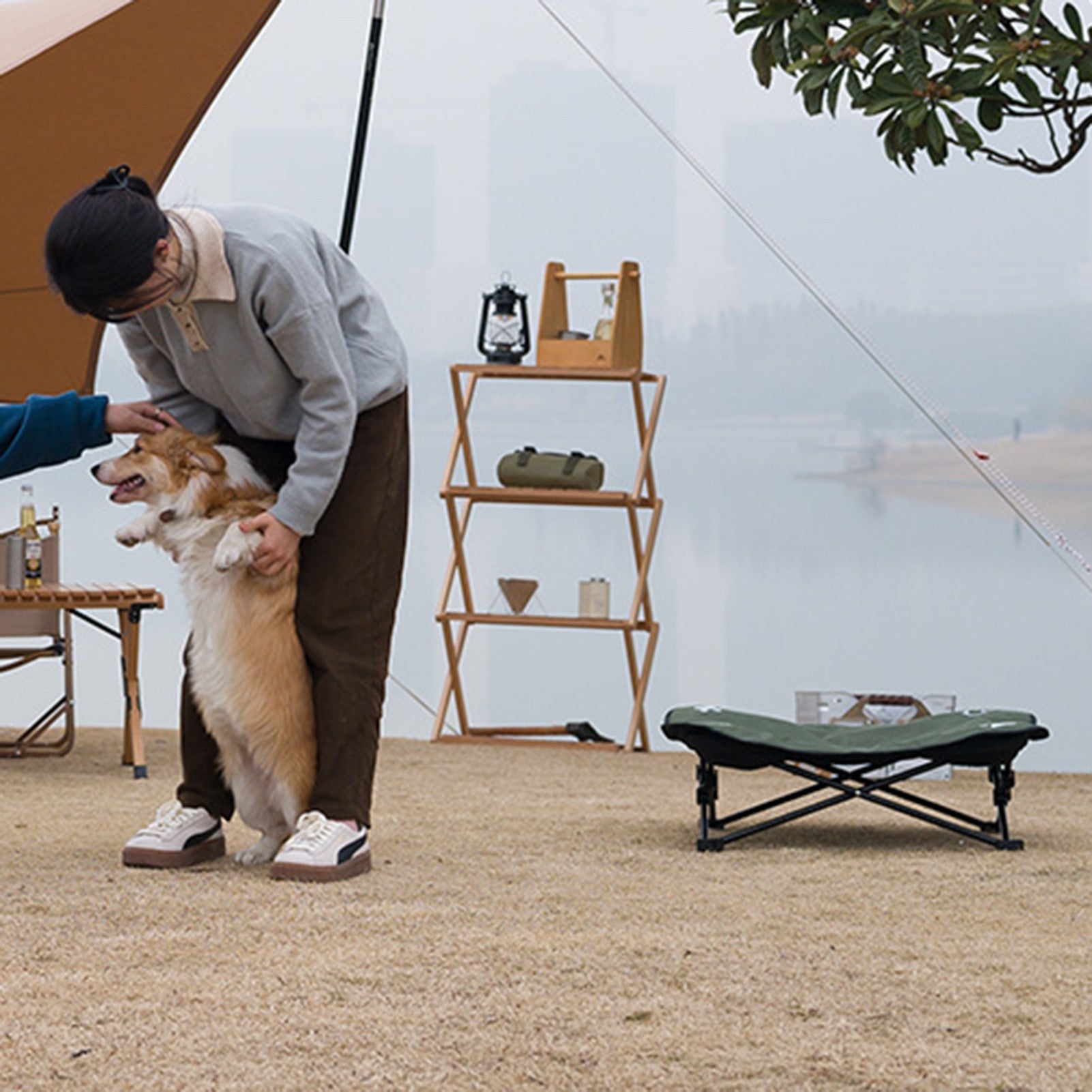 Lit surélevé pour chien | DogCamp™️ - Bonheur de chien