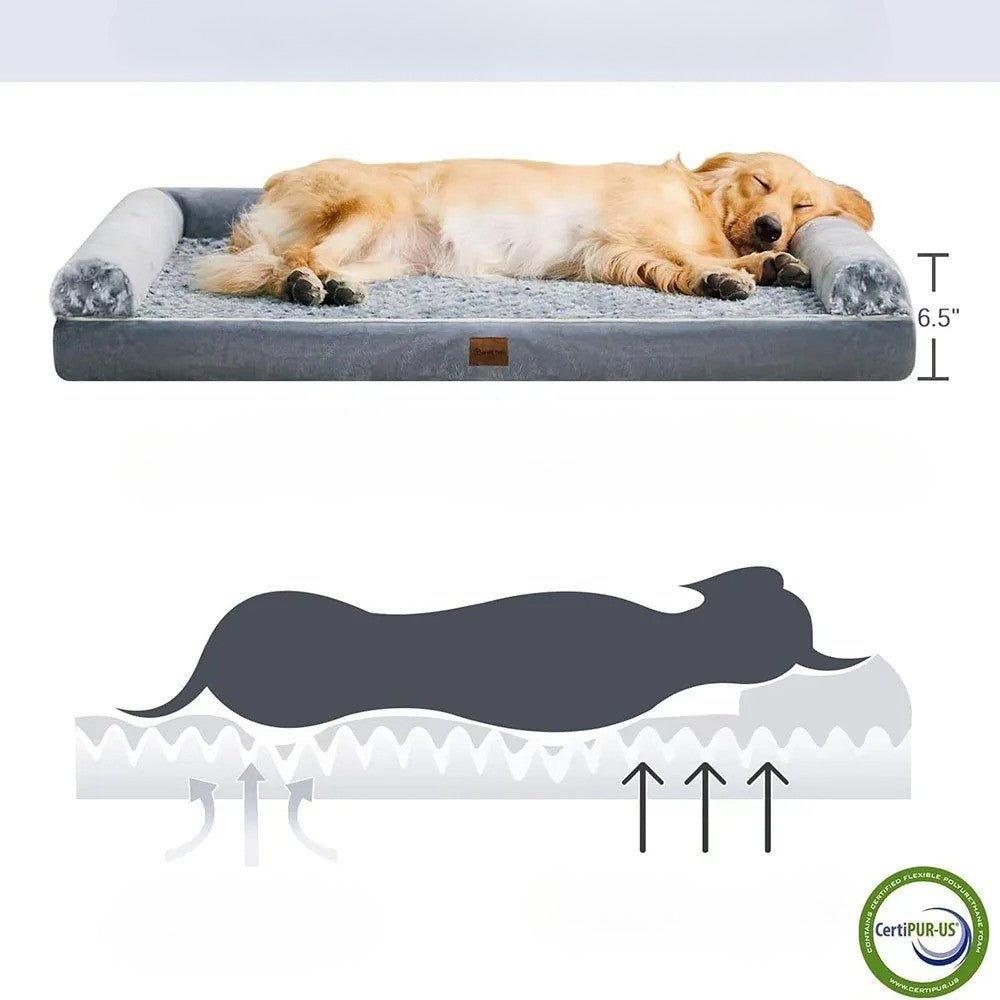 Matelas orthopédique pour chien - DoggySoft™️ - Bonheur de chien