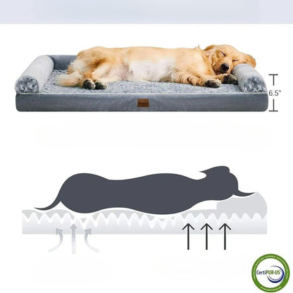 Matelas orthopédique pour chien - DoggySoft™️ - Bonheur de chien