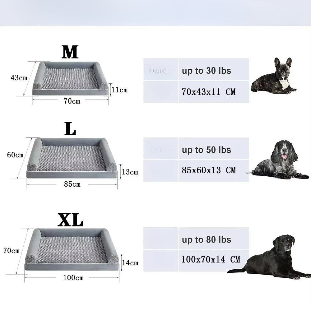 Matelas orthopédique pour chien - DoggySoft™️ - Bonheur de chien