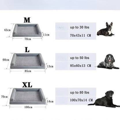 Matelas orthopédique pour chien - DoggySoft™️ - Bonheur de chien