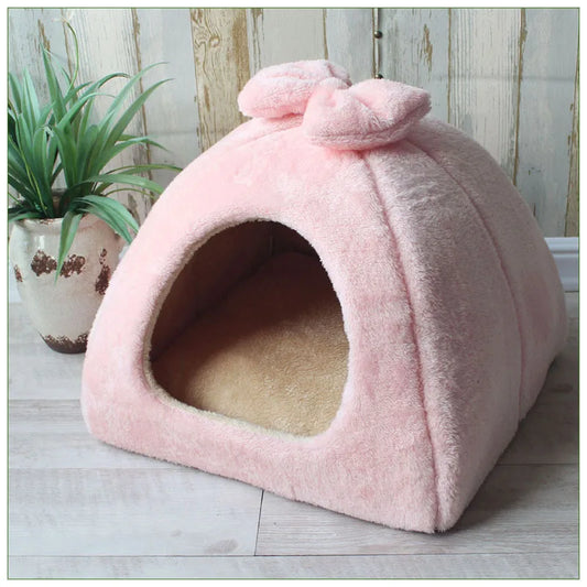 niche chien interieur rose plante