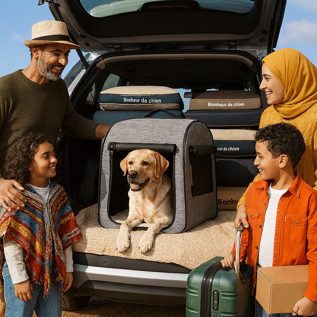 Niche chien | Voyage™️ - Bonheur de chien