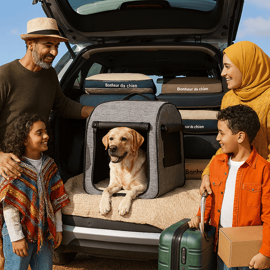 Niche chien | Voyage™️ - Bonheur de chien