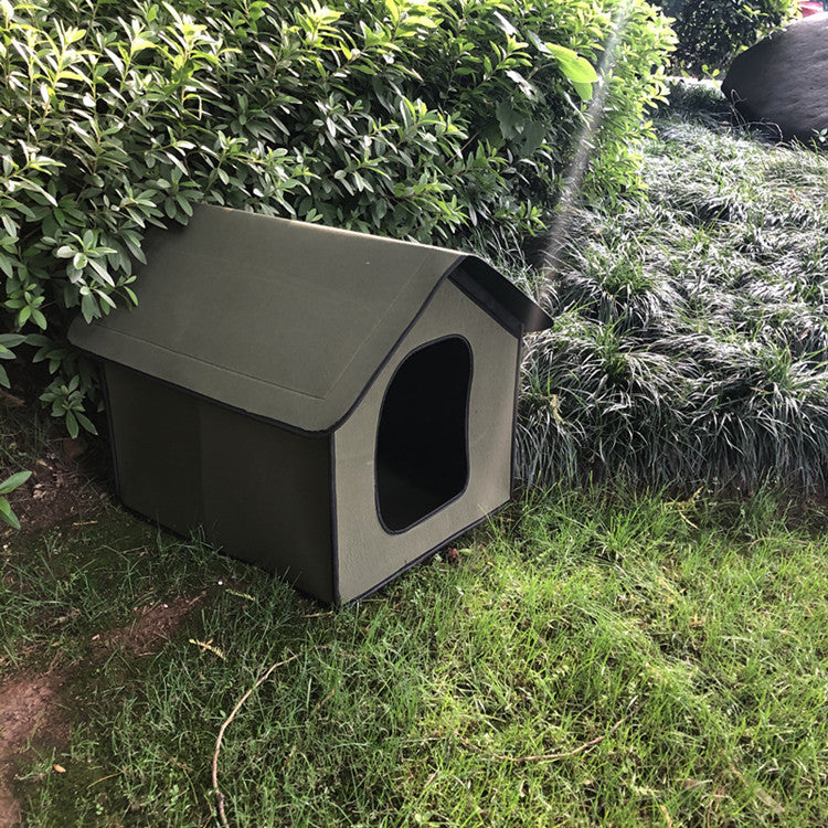 niche pour chien exterieure ombre