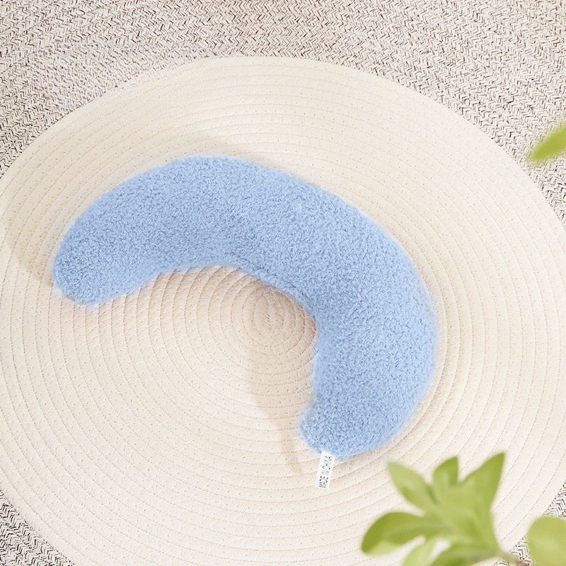 Oreiller Demi-Lune pour chien bleue