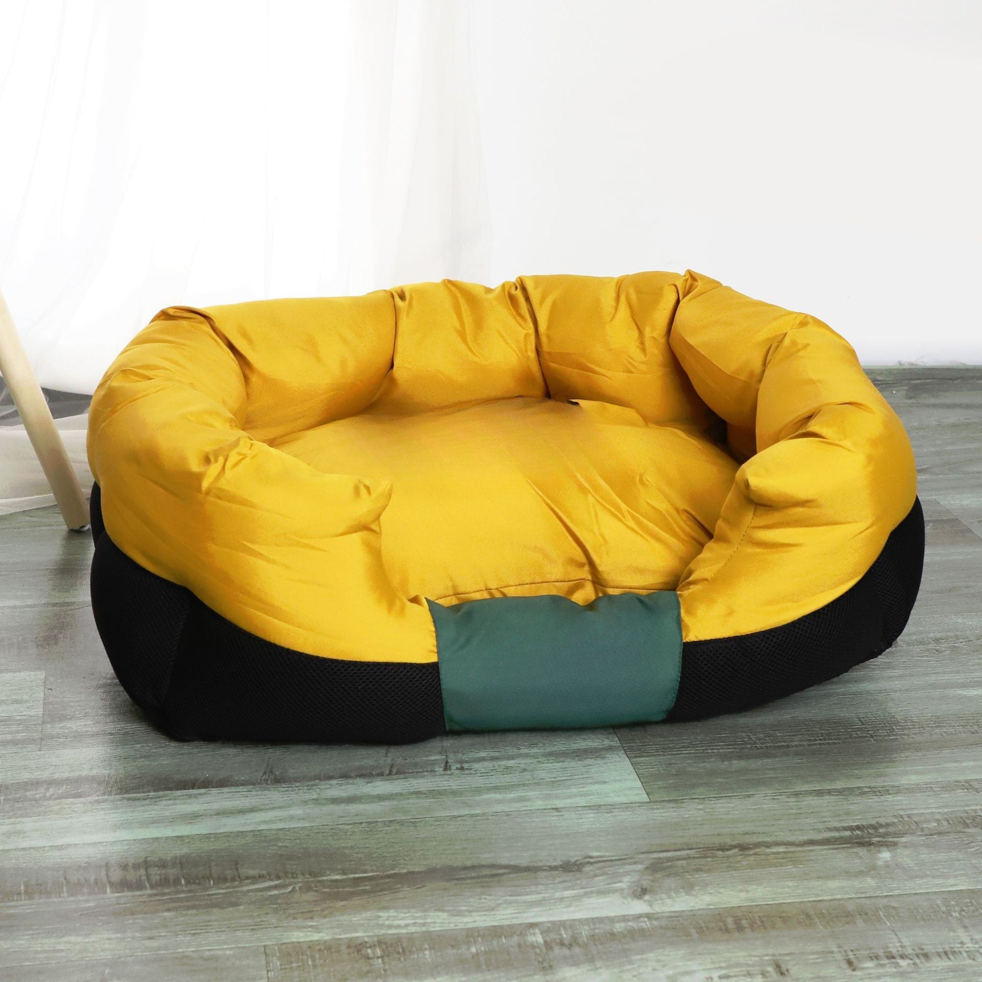 Panier pour chien | Confort quatre saisons  Jaune et vert
