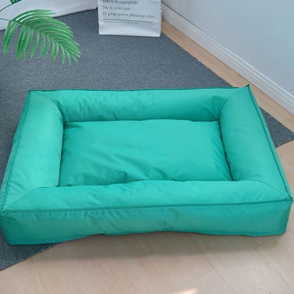 Panier pour chien VacancesD’été bleu avec coussin moelleux