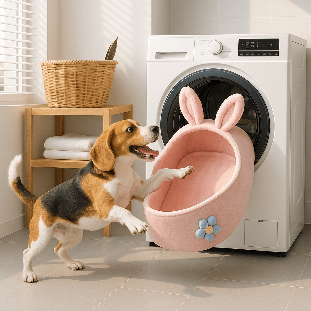 Panier chien | VelouDoux™️ - Bonheur de chien