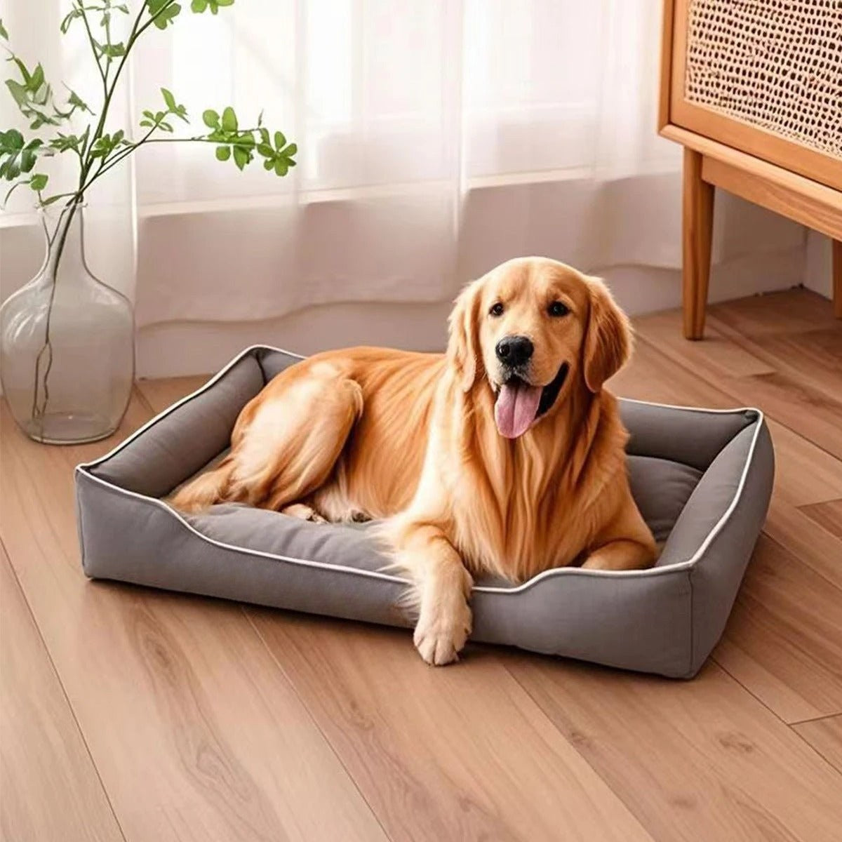 Panier confortable pour grand chien