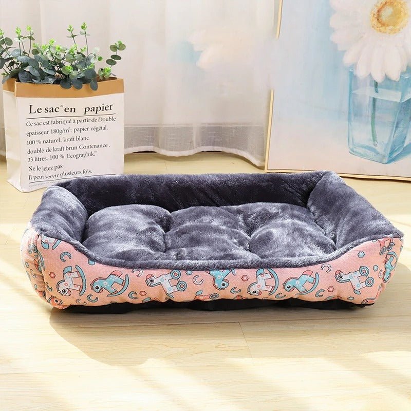 Panier pour chien Doggylove moelleux avec rebords, couchage confortable pour petit chien