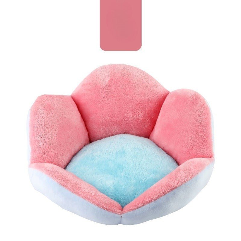 Panier pour chien Margot Rose sur fond blanc