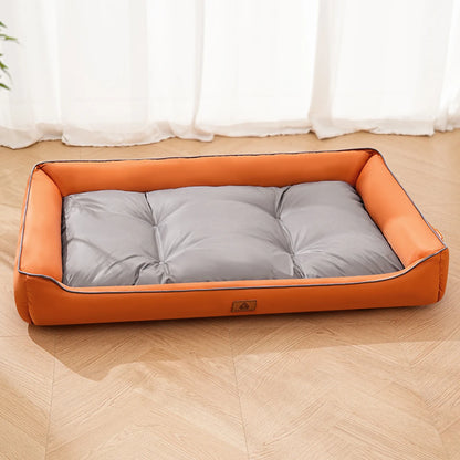 panier pour chien orange t