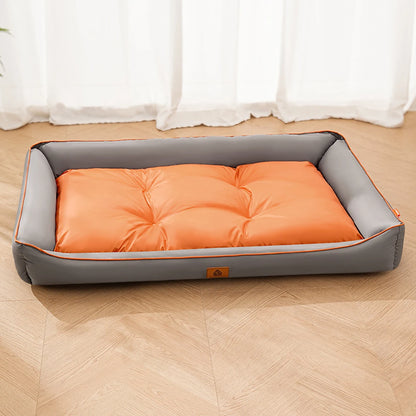 panier pour chien orange