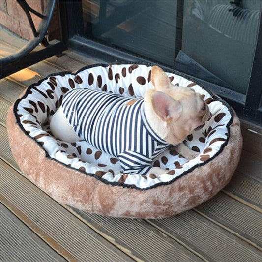 Panier pour chien Rose marron