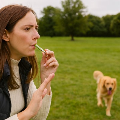 Sifflet à ultrason pour chien