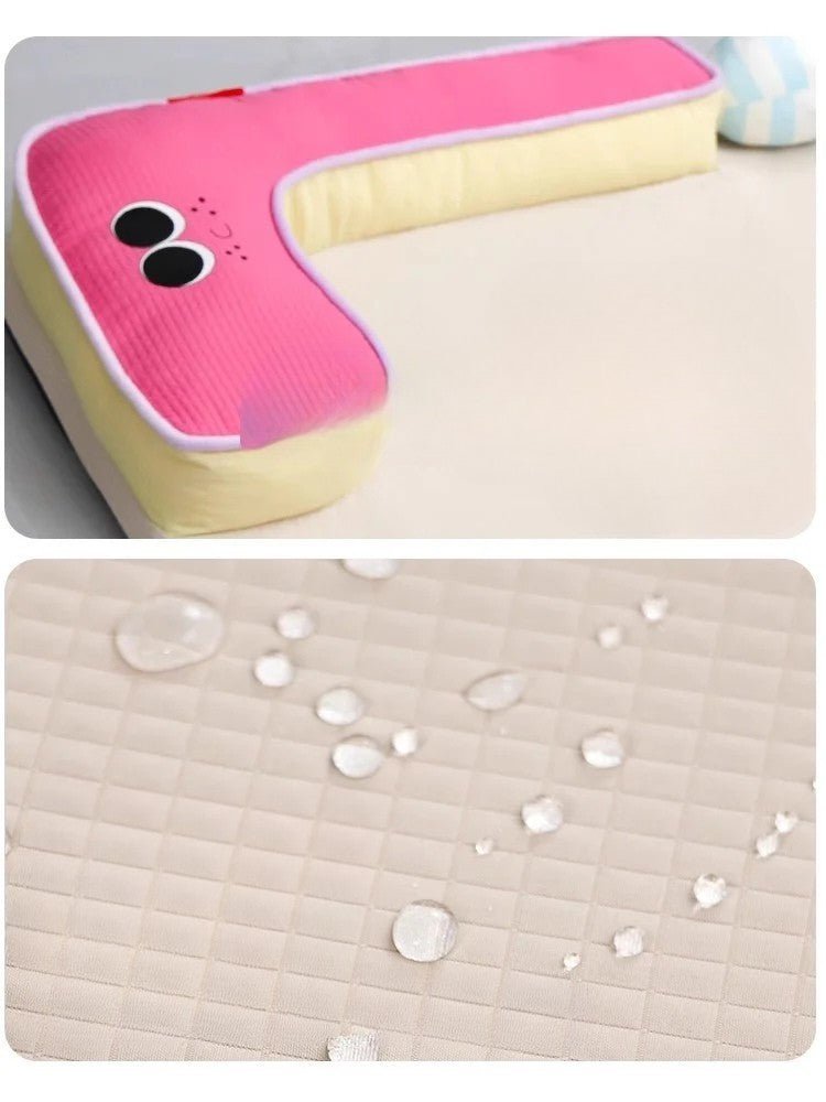 Tapis pour chien coton rose et imperméable